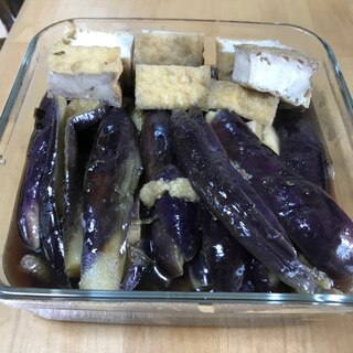 厚揚げとナスの煮浸し